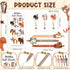 Motiskyy 20 Sets Graduation Gifts Bulk Dog Ballpoint Pens Animals Retractable Badge Reels with Nothing But Funny Thanks