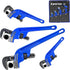 End Pipe Wrench set(8" 10" 14" 18"), Adjustable Cast Iron offset pipe