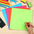 Big Sticky Notes - Bright Colors Self Stick Pads, Large Note Pads for Home, Office, Notebook Supplies 4 Pads 100 Sheets
