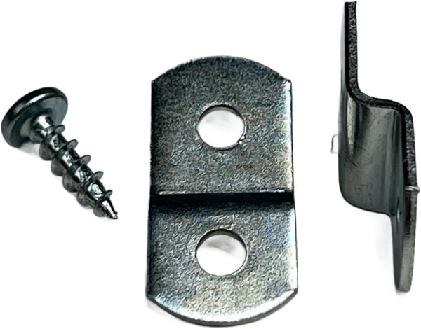 Canvas Clips for Picture Framing, screws included, 15 per pack (Choose your offset size) by E.H.C. (1/8" offset)