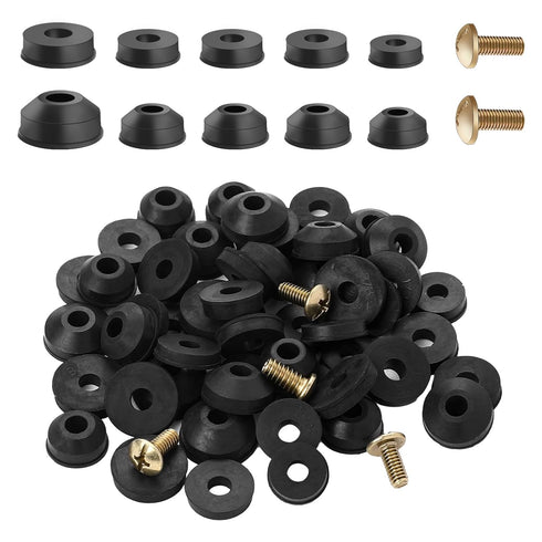 Styquenzer Hose Bib Repair Kit, 58 PCS Faucet Washers Assorted Kit Flat and