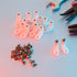 Mudder 50 PCB Board Mounting Feet, L Shape Insulated PCB Spacer with Screws for Arcade Gaming Board