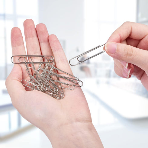 Sopito 300pcs Binder Clips Paper Clips Set with Rubber Bands for Office and School Supplies, Assorted Sizes