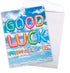 The Best Card Company Big Good Luck Greeting Card, 8.5 x 11 Inch, Colorful Balloons for Kids