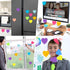Teling 24 Pcs Heart Shape Sticky Notes, 3x3 Inch, Bright Colorful Memo Pads, Self Sticky Note Pads for Office