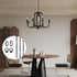 2 Pack 10 66 garini Feet Industrial Black Light Fixture Chain, Adjustable Metal Pendant Chandelier Chain Extension