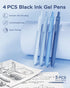 Four Candies Blue School Supplies, Gel Pens with Black Ink, Correction Tapes,Pastel Highlighters, Mechanical Pencils