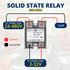 SSR-15DA Solid State Relay DC to AC, Input 3-32VDC to Output 24-480VAC 15A for Industrial Automation
