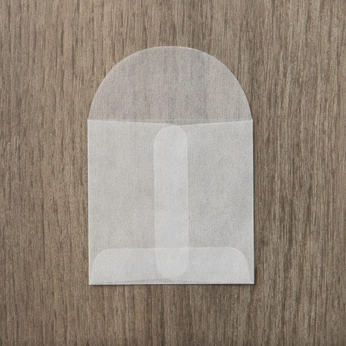 LUXPaper Glassine Open End Square Envelopes | 2 3/4" x 2 3/4" | 30lb. Text | 250 Qty