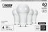 Feit Electric A19 LED Light Bulbs, 60W Equivalent, GU24 Twist-Lock Base, Dimmable,