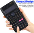 Saillong 12 Pieces Black Engineering Scientific Calculator, 2-Line Function for Middle, High School, Classroom