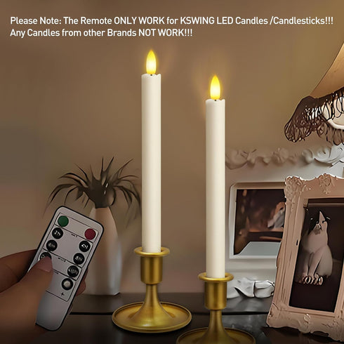 KSWING 10 Key Remote Controller Only Work for LED Candles/Candlesticks