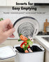 Ztruth 304 Kitchen Sink Drain Strainer Patented Reversible Sink Strainer, Anti-Clogging Sink Strainer Basket, Stainless
