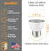 Sunlite 45163 LED PAR16 Short Neck Recessed Spotlight Bulb, 7 Watt, (60W Halogen Replacement), 550 Lumens, Medium (E26) Base, Dimmable, ETL Listed, 3000K Warm White, 6 Count by Sunlite