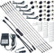 Litever Under Cabinet Lighting Kit, 6 PCS 20 Inches Flexible LED Strips,