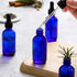 4 Pack 2 oz Dark Blue Glass Dropper Bottles with Measured Dropper - 60ml Leakproof Tincture Bottles