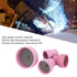 TIG Welding Cup Kit Set, Ceramic Cups 12# 14# 16# 24#, 2.4mm Center Hole Inner Dia for Equipment