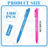 Jetec 100 Pcs Jesus Loves You Pens, Colorful Christian Retractable Gel Pens for Church Supplies