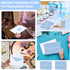 Supervitae 100 Pack 3.5 5 Inch Light Blue Thank You Cards Bulk with Envelopes and Stickers x Thank You Cards for Baby