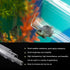 12" Clear Plastic Rigid Pipe, 7mm x 10mm Acrylic Tube for Plumbing, Hydraulics, DIY, 2Pcs