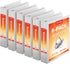Tops Cardinal Economy 3-Ring Binders, 2", Slant-D Rings, Holds 540 Sheets, ClearVue Presentation View, Non-Stick,