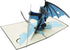 Ice Dragon 3D Pop Up Greeting Card, 5 x 7 inch, Multicolor for All Occasions - Birthday, Love, Christmas