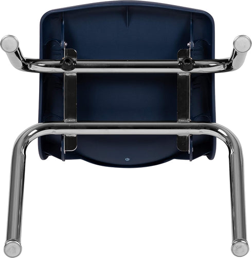 EMMA 12-inch + OLIVER Navy Student Stack School Chair