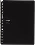 Kokuyo Campus Smart Ring Binder - B5 Black Notebook Up to 25 Sheets, 26 Holes, Japan Import