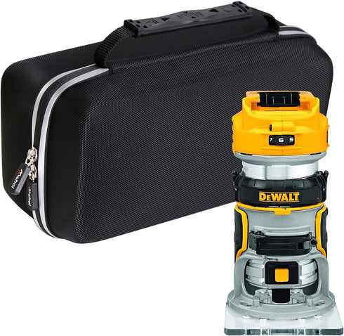 Mchoi 20V (DCW600B),Case Hard Portable Case Compatible with DEWALT Max XR Cordless Router Only