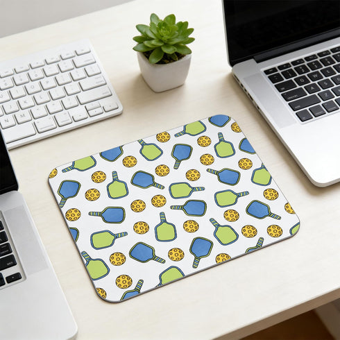 Trenstise 9.5x7.9 Inch Pickleball Gifts Mouse Pad for Desk, Gifts for Pickleball Lovers, Pickle Ball Mousepads