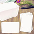Gionello 100 3x5 Unruled Index Cards Blank White Heavy Rounded Corners -Study Note Cards, DIY Flash Cards, Message
