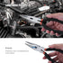 4 Pack Set-8'' 7''Diagonal Precision Basics Pliers Slip Joint, Long Needle Nose Pliers, Lineman, And Pliers for DIY