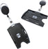 Premium Two Card Plastic Badge Holder - 2 Pack - Vertical or Horizontal - Heavy Duty Retractable Carabiner Clip Badge