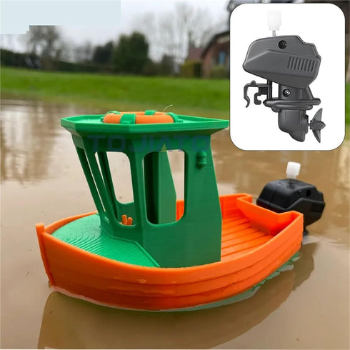 MFYIEAAL 3pcs 3D Electric Toy Boat Motor Components Kit For bambu Lab Miniature Electric Motors For Toy Ship Printing