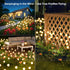 BIMOIA 4 Pack 32 Solar Lights Outdoor Waterproof: LED Swaying Firefly Solar Powered Garden Lights - Warm LED Lighting