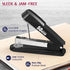 Metal Stapler, Heavy Duty 50 Sheet Capacity, Includes 1750 Staples and Staple Remover, Non-slip Office Stapler, Black
