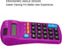 PATIKIL Basic Calculator, 8 Digit LCD Display, 4 Function Small Desktop Calculator, Battery Powered, Handheld, Purple