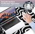 Large Gaming Mouse Pad Set: 4 in 1 Extended Desk Mat with Wrist Rest Pad, Non-Slip Protector for Home Office-Topographic