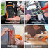 Digital Multimeter Voltmeter, Battery Voltage Tester with 2000 Counts, Continuity Ohm Volt Amp DC AC Current Meter