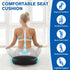 TranquilRelax Tailbone Seat Cushion Office Chair Cushion for Back & & Sciatica Pain Relief, Black Memory Foam Desk