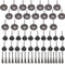 Rocaris 60 Pcs Wire Brushes Set, Steel Wire Wheels Pen Brushes Kit for Rotary Tool Accessories