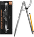 Nicpro 12 Inch Compass for Woodworking with Wing and Pencil Holder, Great for Geometry and Drafting