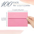 Invitation Envelopes, 100-Pack A7 5x7 Envelopes in Pink, 5 1/4 x 7 1/4 Inches
