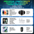 ToLuLu 5/7.5/10/15W 10 800x300x4MM RGB Gaming Wireless Charging Mouse Pad, Light Modes LED Mouse Pad Computer Keyboard