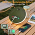 LEDLAY 33FT 8 Camping String Lights, Rechargeable String Lights with Modes, Waterproof Outdoor Lights with Delay