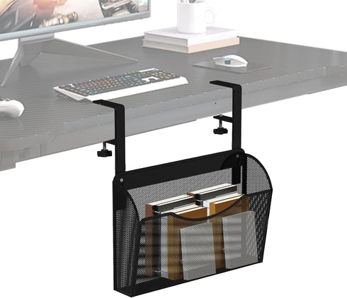 Generic Under Desk Drawer - Desk Side Storage, Hanging Desks Organizer, Clamp on Mesh Metal Desks Organizer | Table