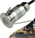 LED Mini In-Ground Well Light, 1W 12V DC, 120 Wide Beam Angle, IP67 Waterproof, Warm White-3000K