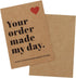 Vagocom 120Pcs 3.9 2.7 Inches 10 7 cm Packaging Thank You Cards for Small Business, x / x Bulk Customer Appreciation