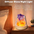 3 Runyangshi Healing Crystal Night Light Natural Himalayan Salt & Amethyst Raw Stones Aroma Diffuser USB Powered Colour