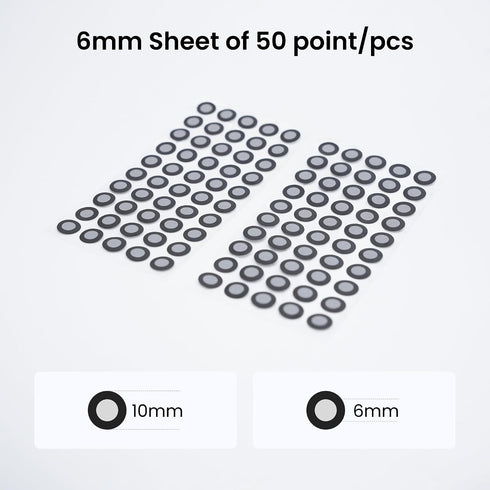 6 mm 3D 3D 3D 500 Revopoint Scanning Marker Dots for Scanners, Tracking Dots, High Reflectivity Reference Point
